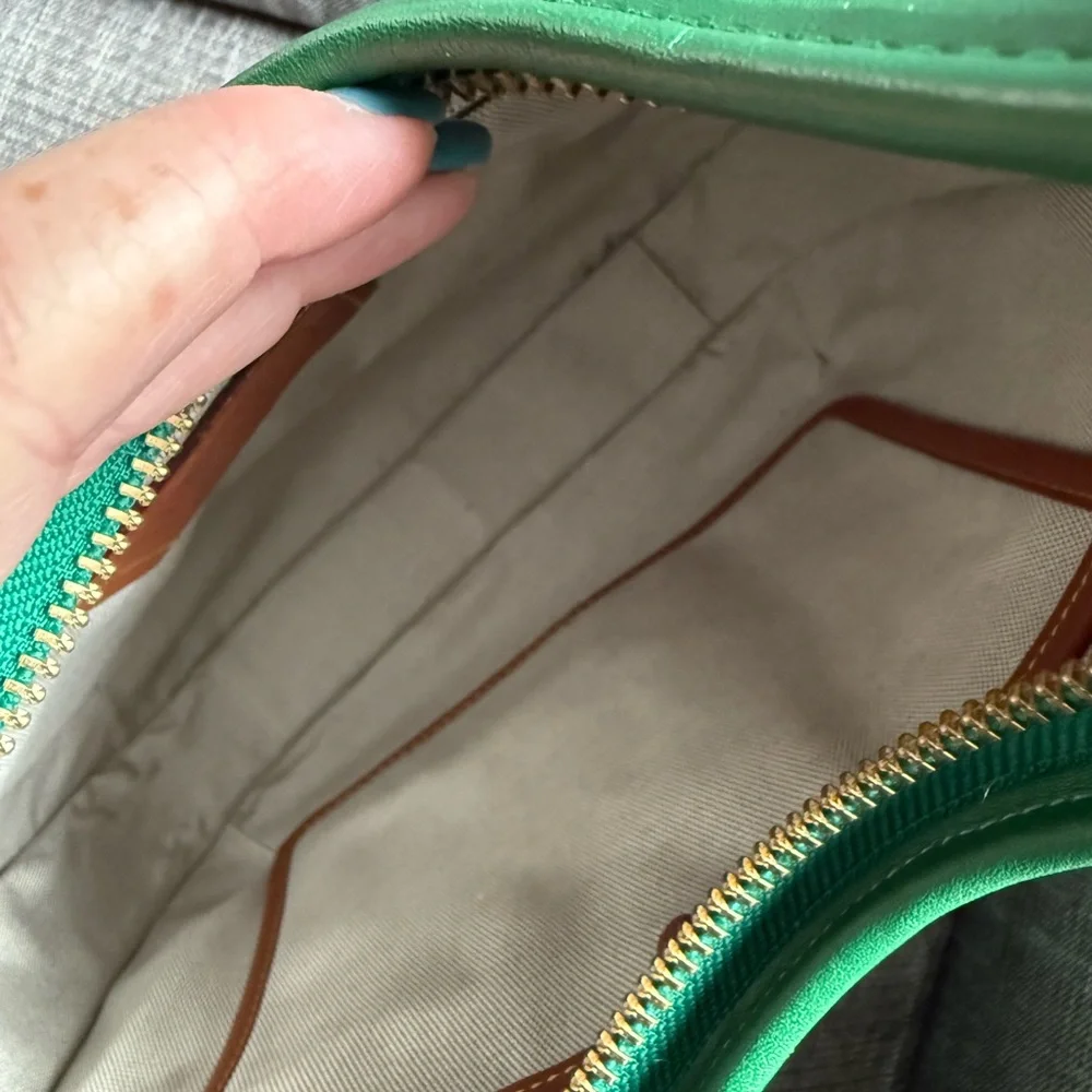 COACH Ergo Shoulder Bag 33 C2264 Large Leather Shoulder Bag in Green - Picture 5 of 11